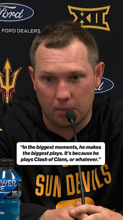 'It's because he plays clash of clans' 😂🎮