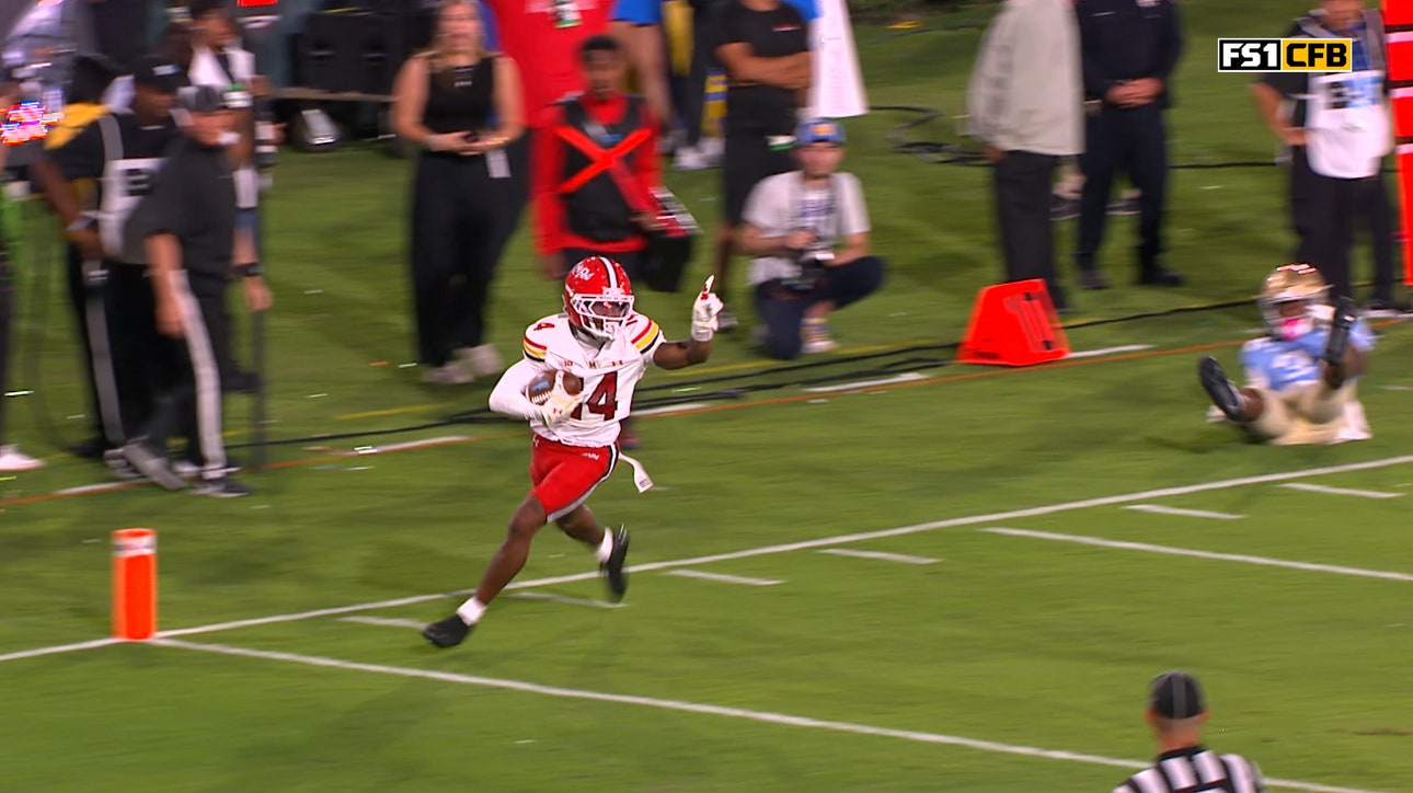 Jamare Glasker returns interception for touchdown, giving Maryland lead over UCLA