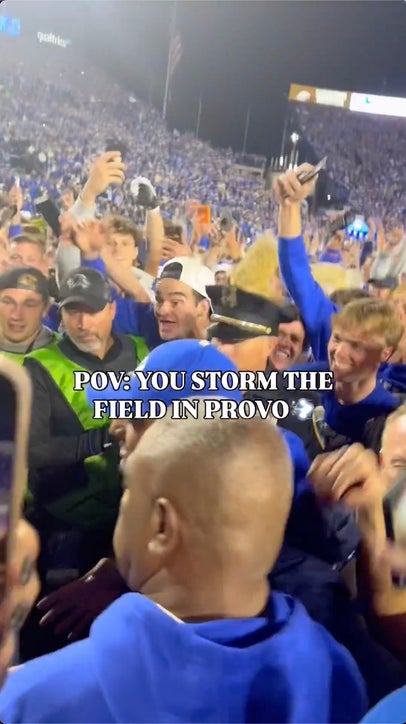 AN ABSOLUTE SCENE IN PROVO RIGHT NOW 👏🏟️