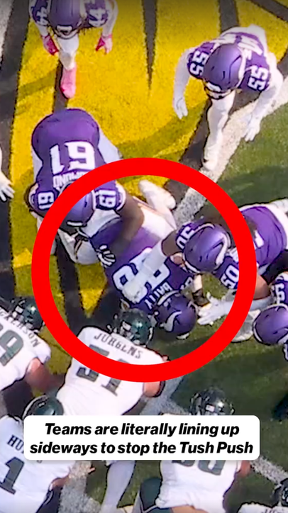 Tush Push is unstoppable 🙃