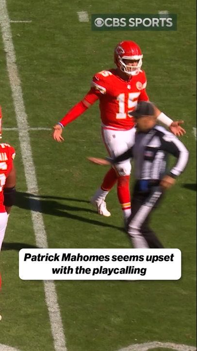 Mahomes is upset 😕 