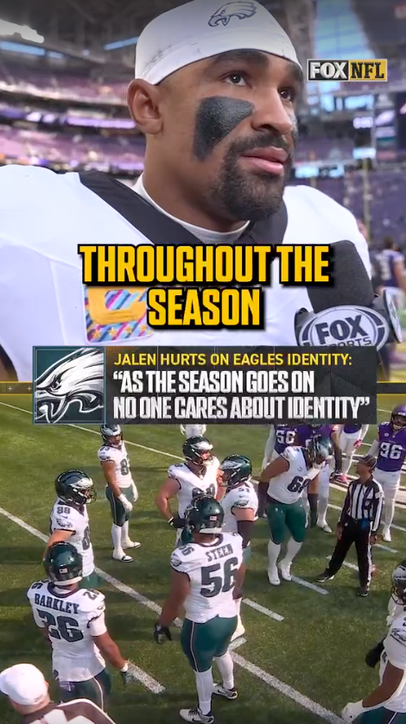 Hurts doesn't care about identity, is about getting WINS 😤