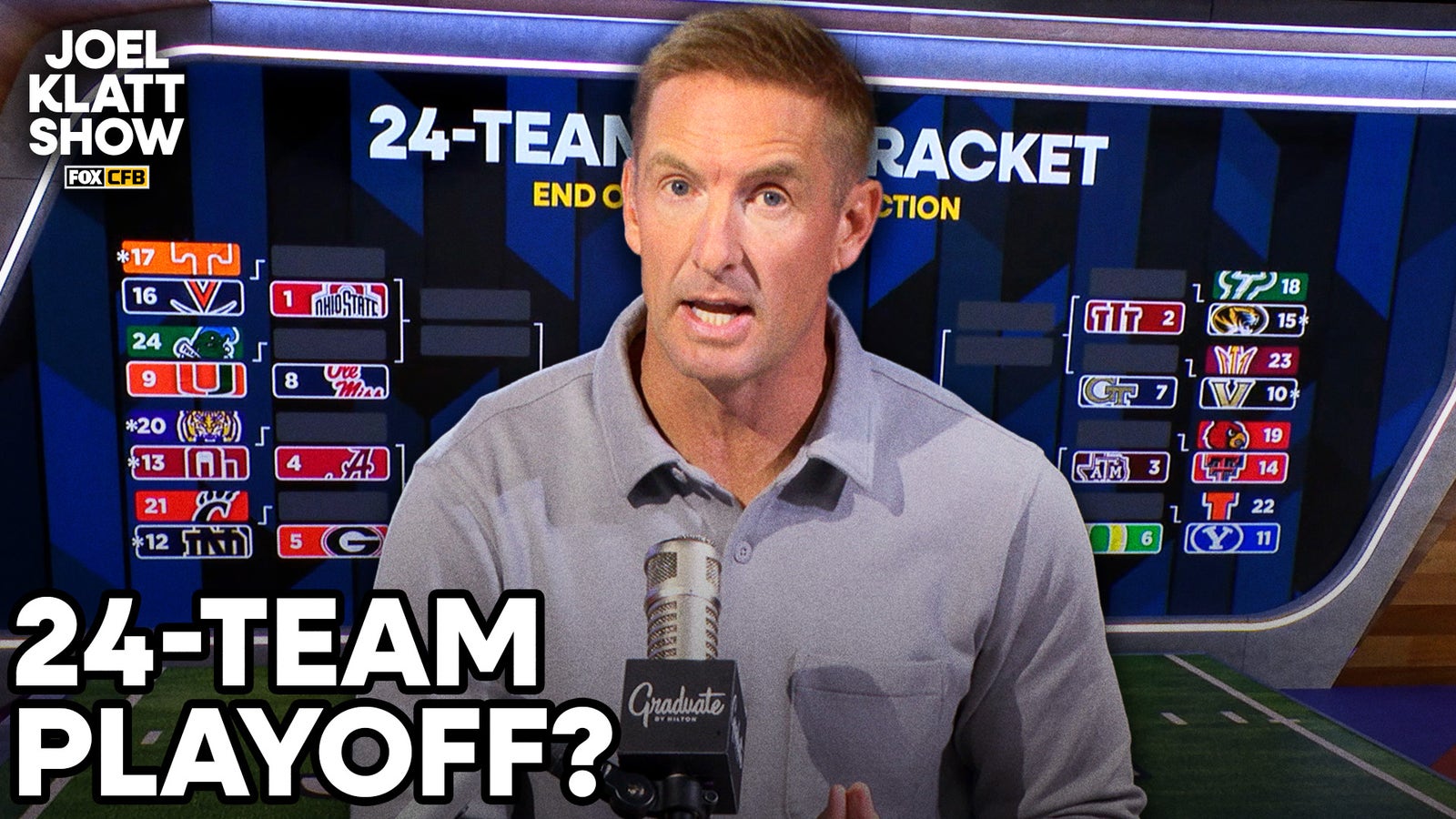 Joel Klatt breaks down the proposed 24-team CFP format