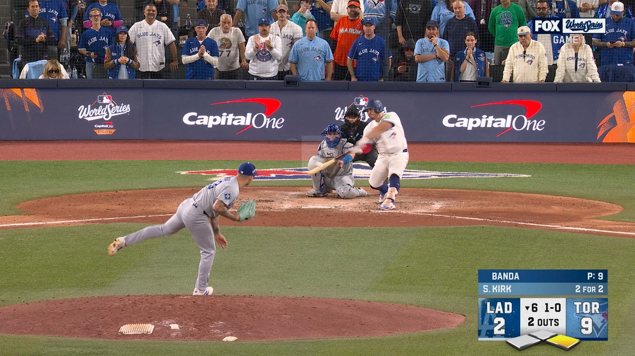 Alejandro Kirk hammers two-run home run, extending Blue Jays' lead over Dodgers