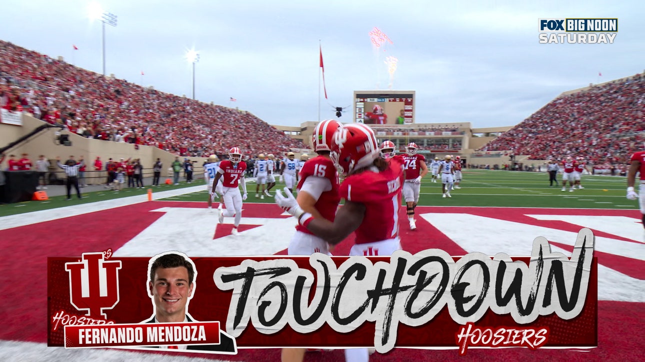Fernando Mendoza scrambles for a 20-yard TD to extend Indiana's lead over UCLA