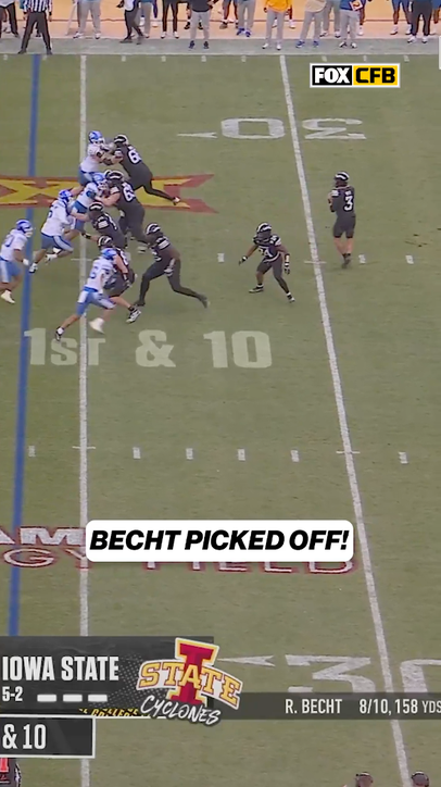 He threw it right to the defender! 😬