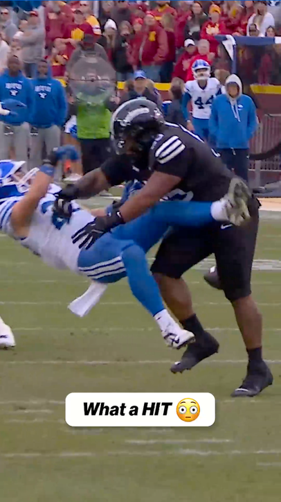 This hit was MASSIVE! 😳