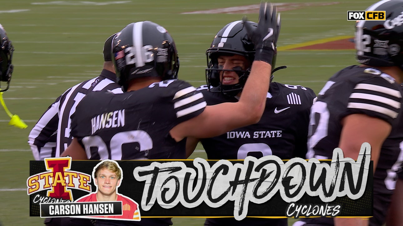 Carson Hansen rushes 3-Yards into the End Zone to Extend Iowa State’s Lead Over BYU