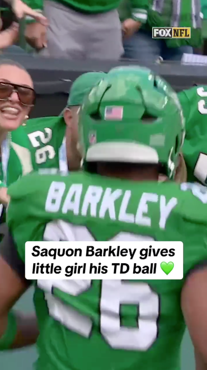 Saquon is a man of the people