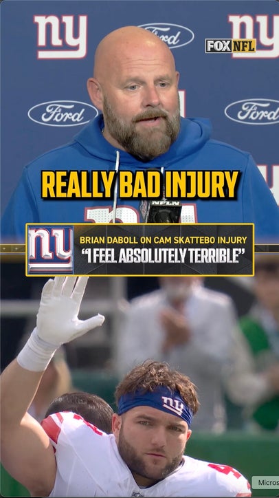 Brian Daboll gutted for Cam Skattebo