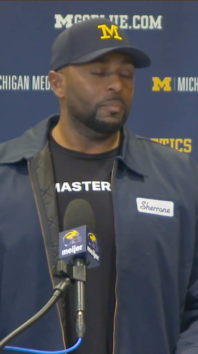Sherrone Moore on the impact Max Bredeson has made so far this season for Michigan