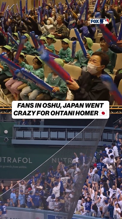 Japanese fans REACT to Ohtani HR  🇯🇵