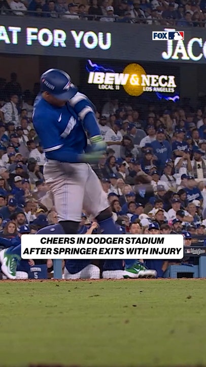 Dodgers fans are certainly no fans of George Springer 😬