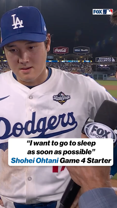 Ohtani may be in bed as this is video posted 💤