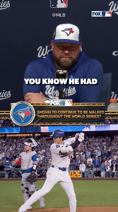 The intentional walks of Shohei Ohtani may continue throughout the World Series