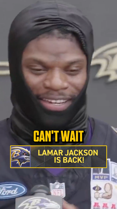Lamar Jackson is back!