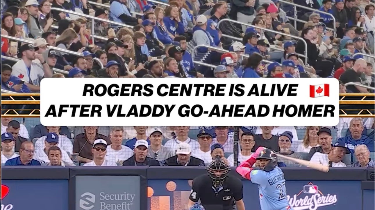 The Blue Jays watch party in Toronto went crazy for Vlad Jr. 👏