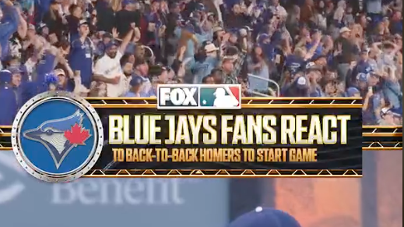 Jays fans watch from Rogers Centre in Toronto were just filing in 🇨🇦