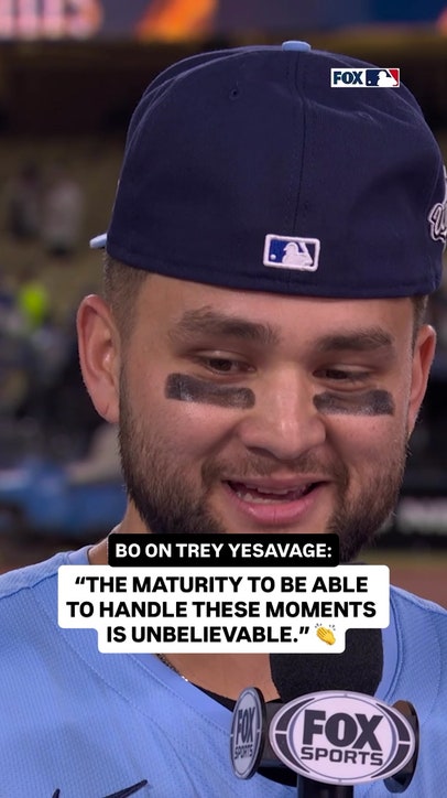 Bo Bichette's high praise for Trey Yesavage after Game 5 🙌