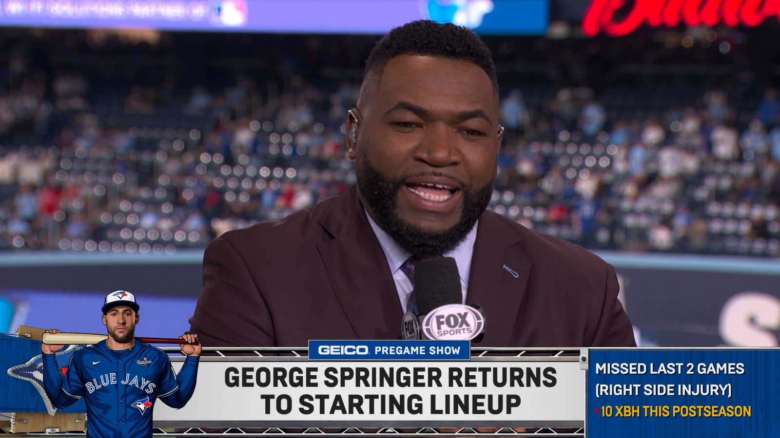 George Springer returns to lineup, Can Blue Jays close out World Series in Game 6 vs. Dodgers? Papi, Jeter & A-Rod weigh in
