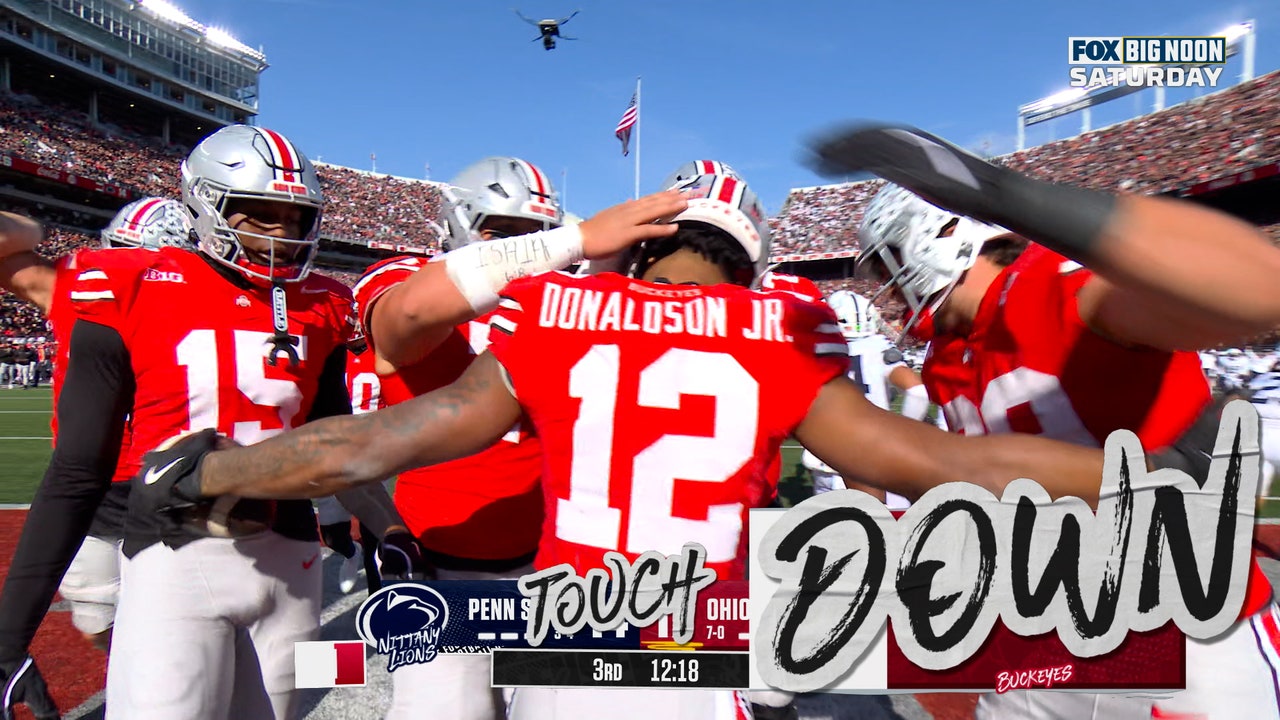 CJ Donaldson punches in one-yard TD to extend Ohio State's lead over Penn State
