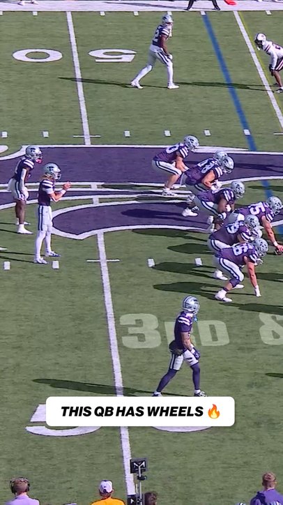 Kansas State QB Avery Johnson takes this one 46 yards to the house | Sponsored by Old Trapper
