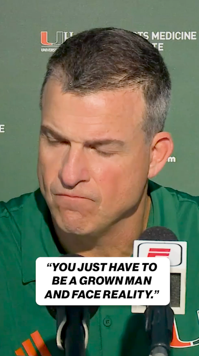 Mario Cristobal on how Miami will handle this loss moving forward