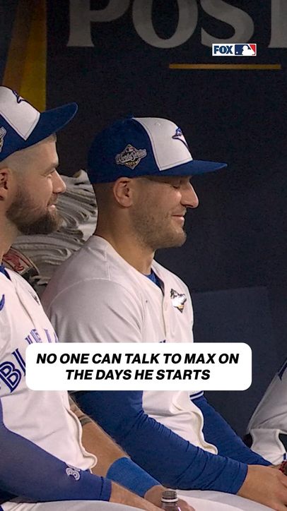 Max is scary on the days he pitches 😨