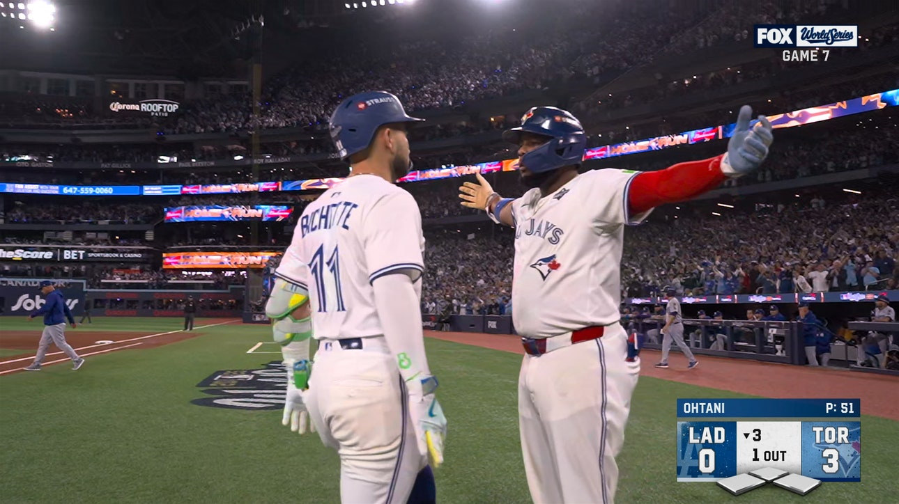 Bo Bichette CRUSHES three-run homer off Shohei Ohtani to give Blue Jays 3-0 lead over Dodgers