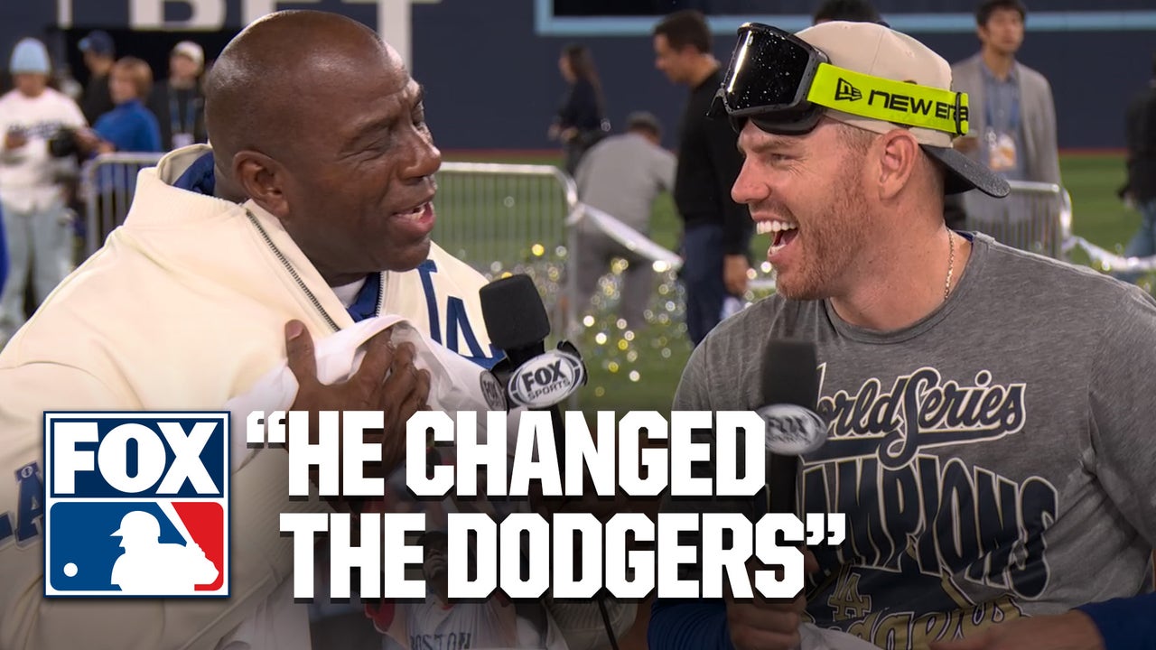 Magic Johnson has HIGH PRAISE for Freddie Freeman After Dodgers Win Back-To-Back World Series Titles