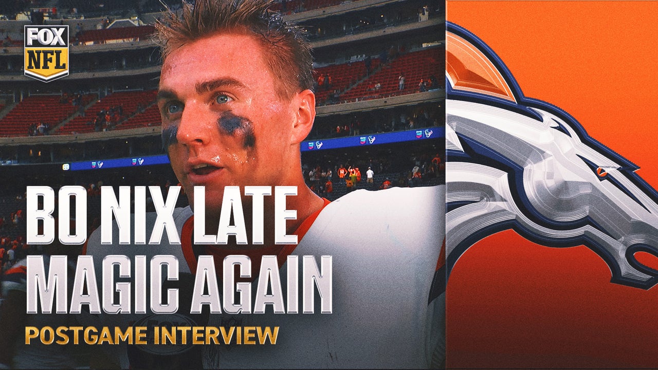 'We just did enough' 🙌 Bo Nix on DRAMATIC walk-off win over Texans