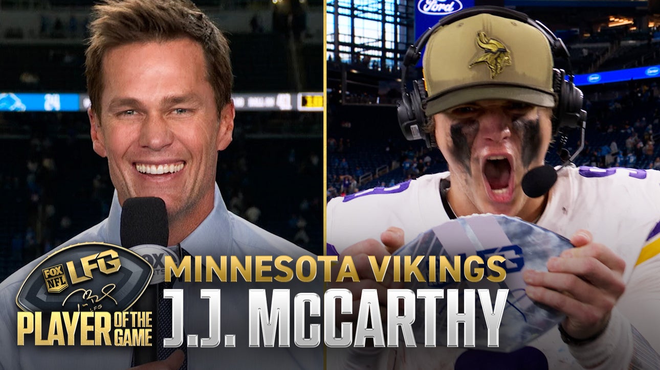 Tom Brady's LFG Player of the Game: Vikings QB J.J. McCarthy 🏆 Week 9 DIGITAL EXCLUSIVE