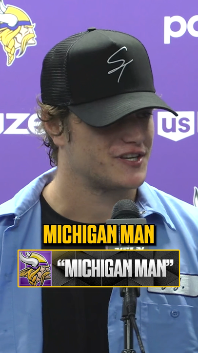 JJ McCarthy speaks on winning in Michigan 〽️