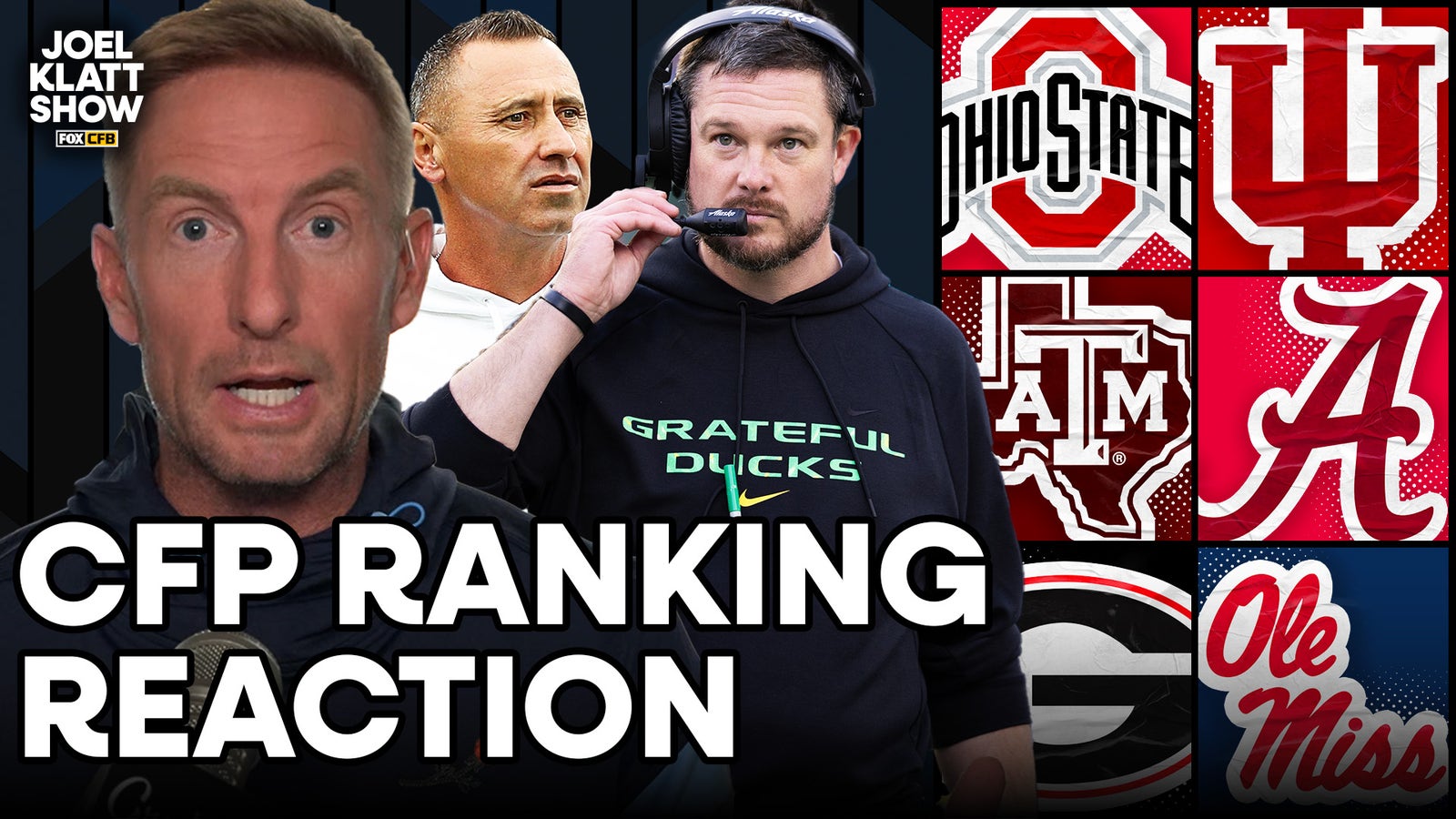 Klatt’s reaction to the first College Football Playoff Rankings of the season