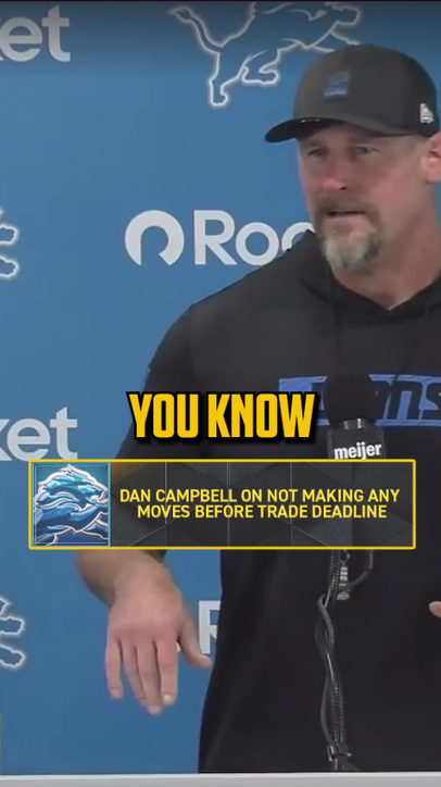 The Lions are comfortable with their squad 🤓