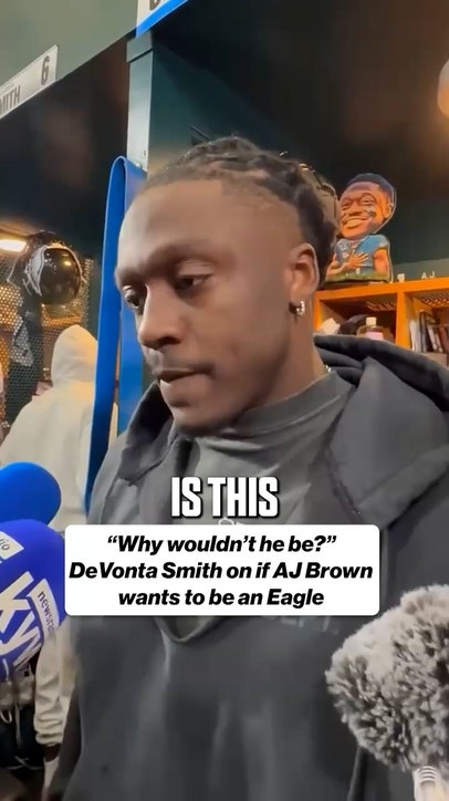 DeVonta Smith & A.J. Brown were CONFUSED by this question 😂