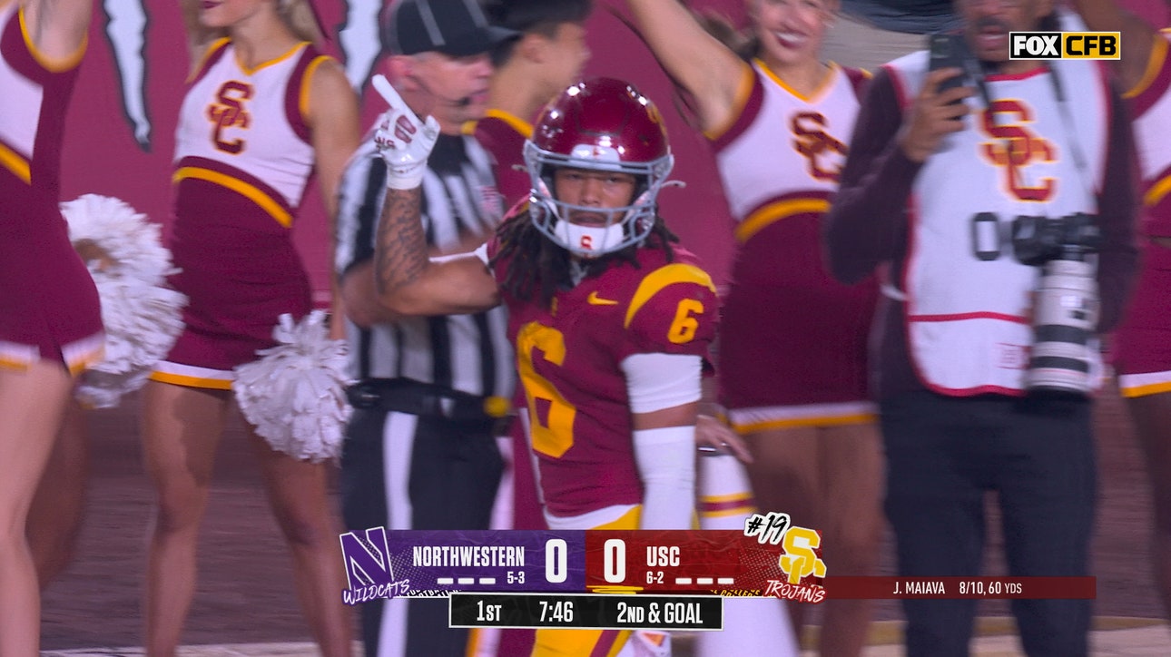 Jayden Maiava finds Makai Lemon for a 7-yard TD, giving USC early lead over Wildcats