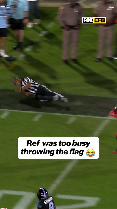 Ref wasn't looking where he was going 😂