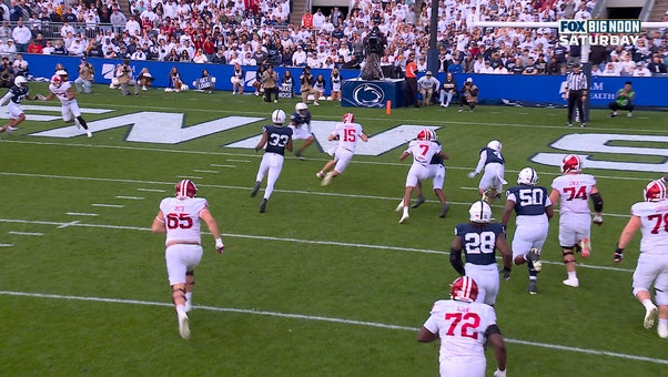 Fernando Mendoza scrambles for 18-yard TD to give Indiana a lead over Penn State