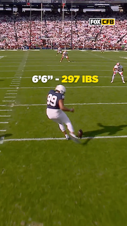 Penn State's punter is a UNIT 😳