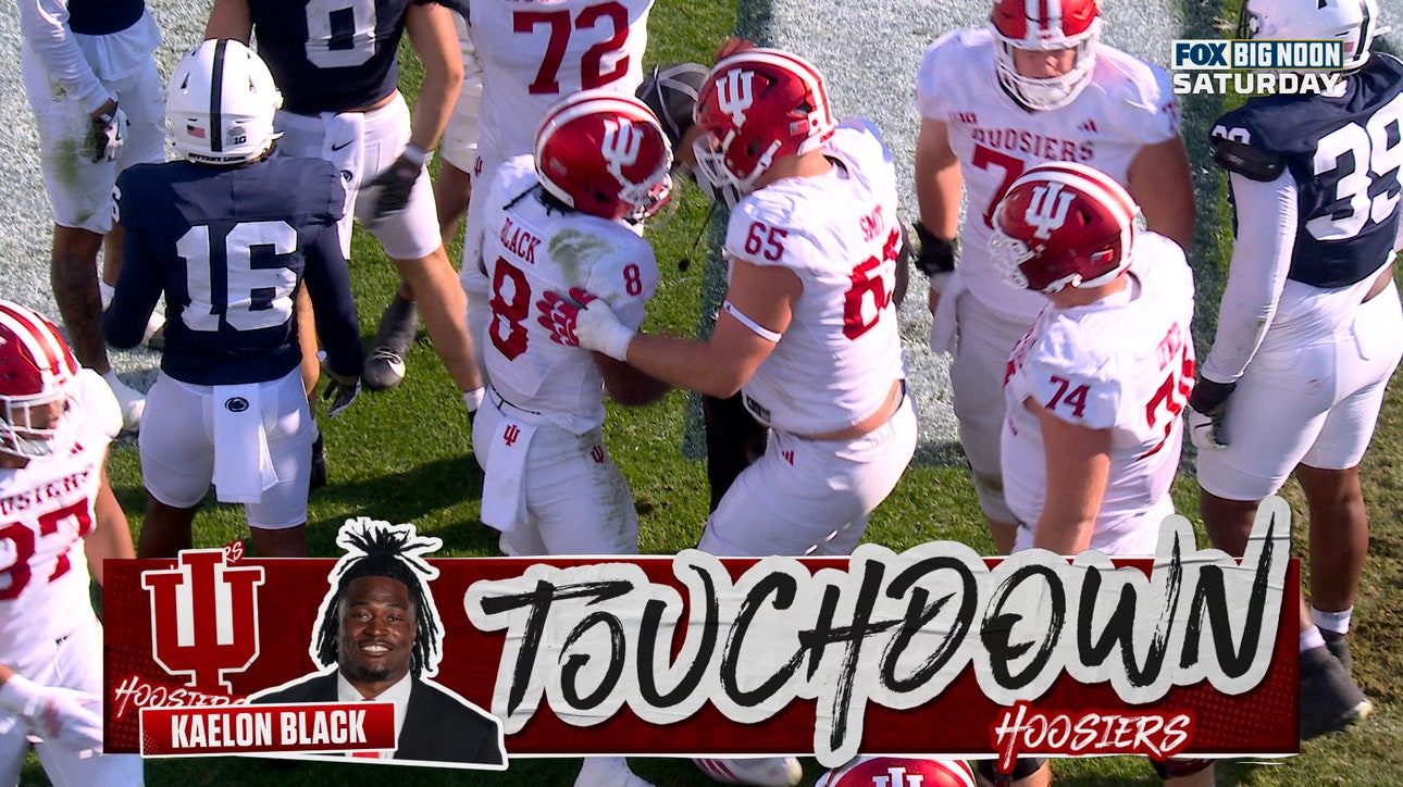 Kaelon Black capitalizes on Penn State turnover with one-yard TD to extend Indiana’s lead