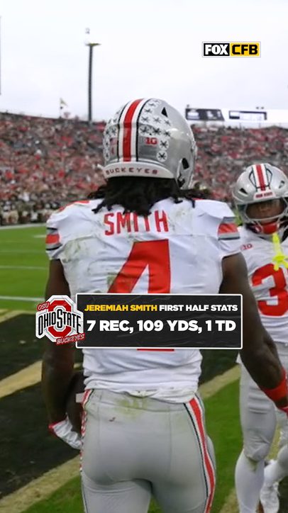 Jeremiah Smith was cooking in the first half 👏