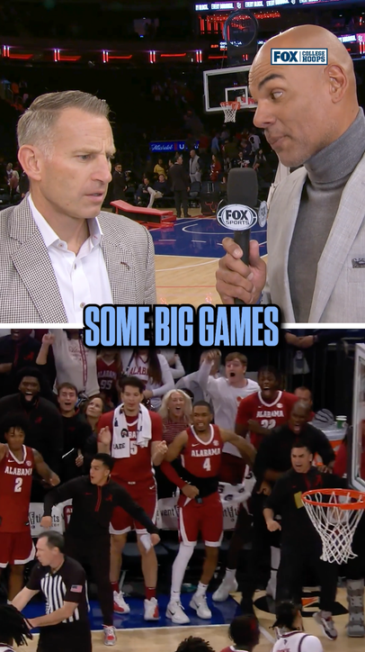 HC Nate Oats on Alabama's BIG win against a top 5 team 🎙️