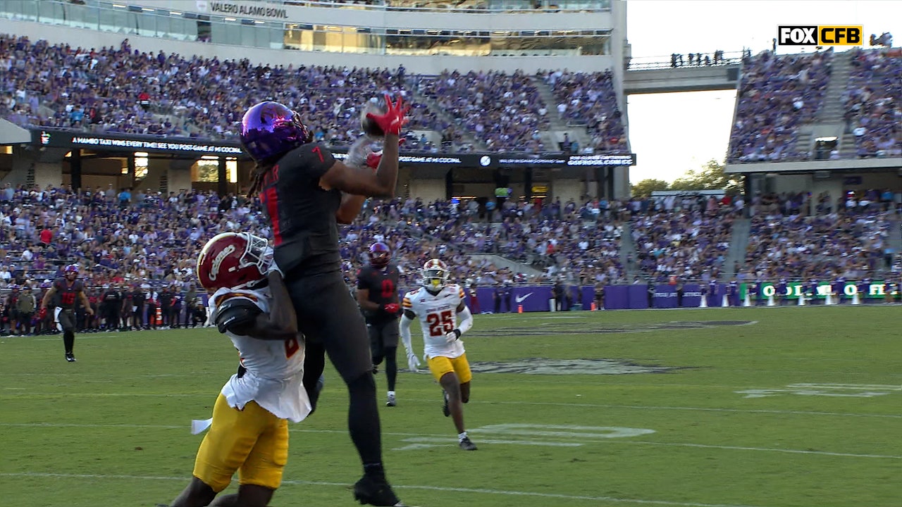 Josh Hoover finds Jordan Dwyer for 14-yard TD, giving TCU lead over Iowa State