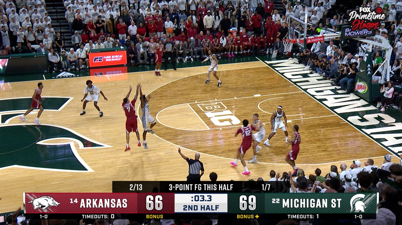 Michigan State makes defensive stand to seal win vs. Arkansas