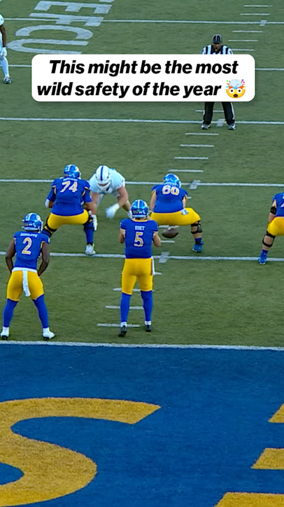 A crazy safety changes everything 🔥🏈