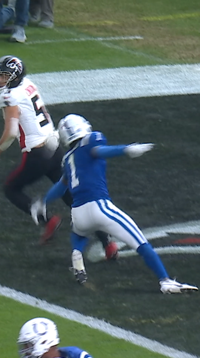 Drake London put Sauce Gardner on skates 😮‍💨