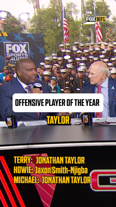 The crew names Jonathan Taylor & Jaxon Smith-Njigba as top OPOY candidates 🙌