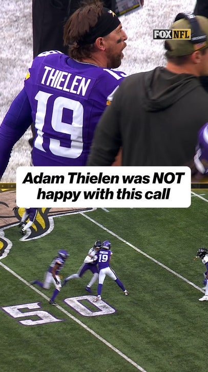 Adam Thielen was HEATED with this call
