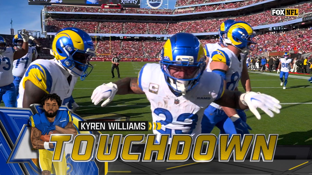 Kyren Williams punches it in from two yards out for TD, giving Rams early lead over 49ers | NFL Highlights